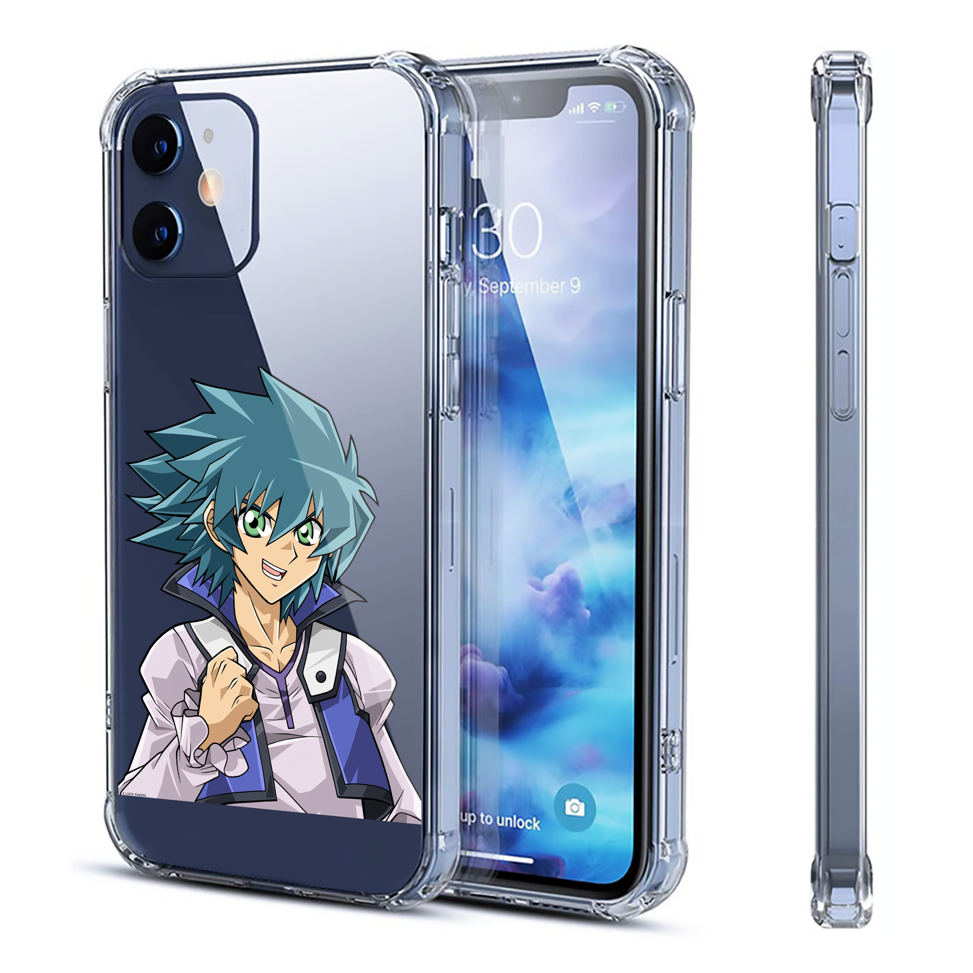 （画像用） 遊☆戯☆王 Yu-Gi-Oh! 【iPhone 12シリーズ対応】透明スマホケース（クリアソフトケース）